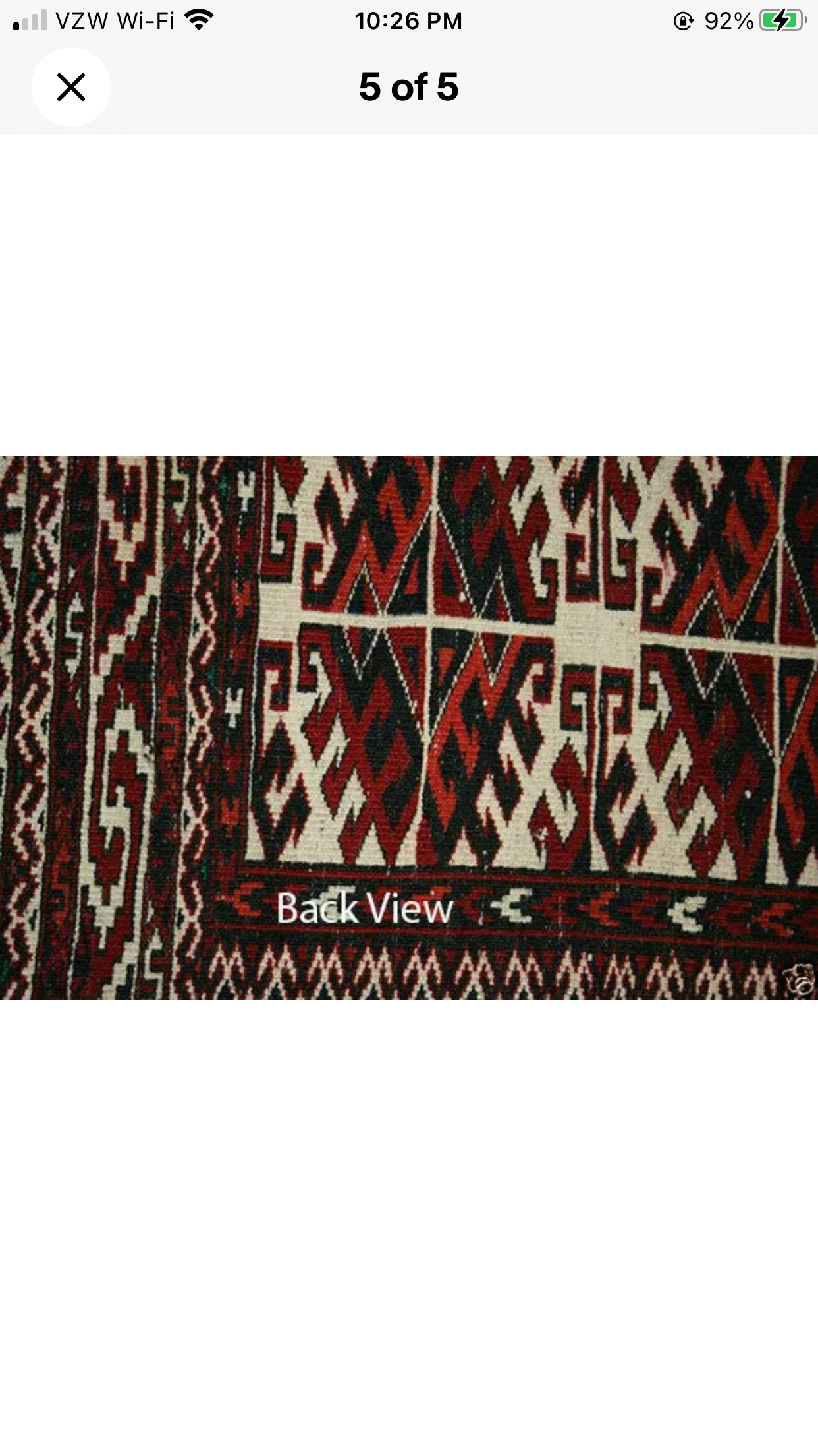 An Antique Tribal Turkoman Yamout Area Rug