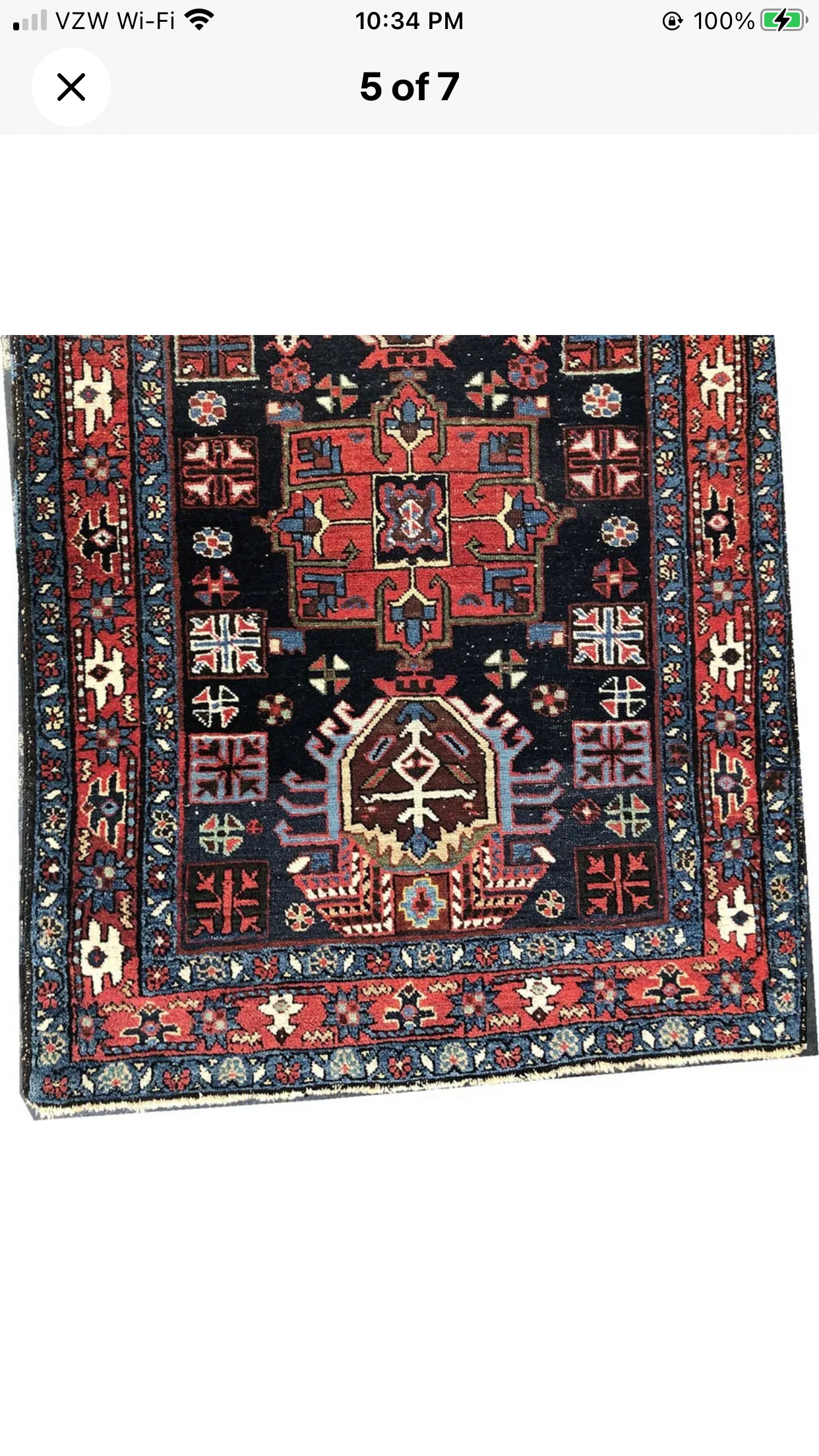 Antique Decorative Persian Heriz Hallway Runner Rug