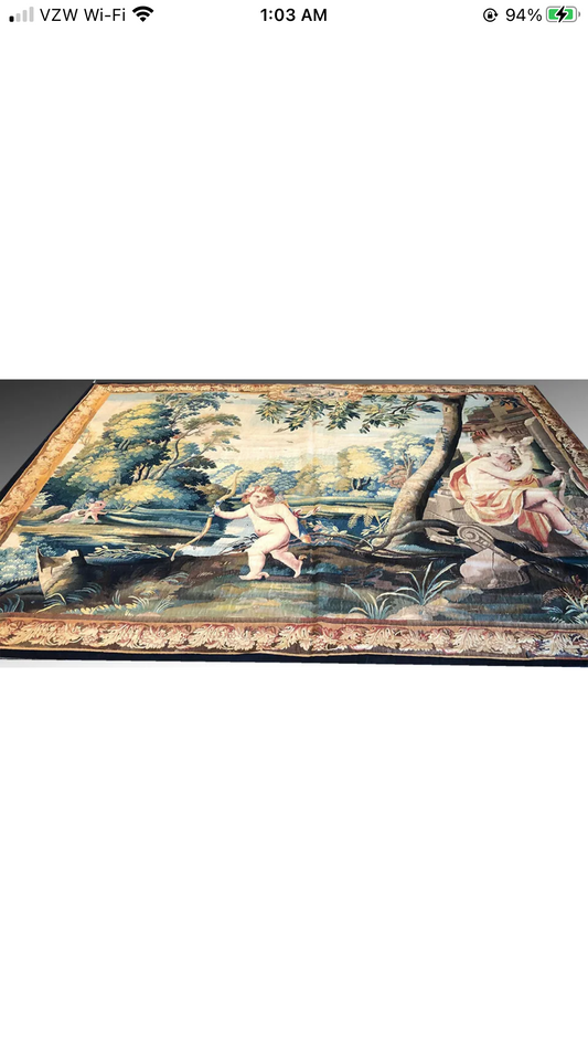A 18th Century Wall Hanging French Tapestry