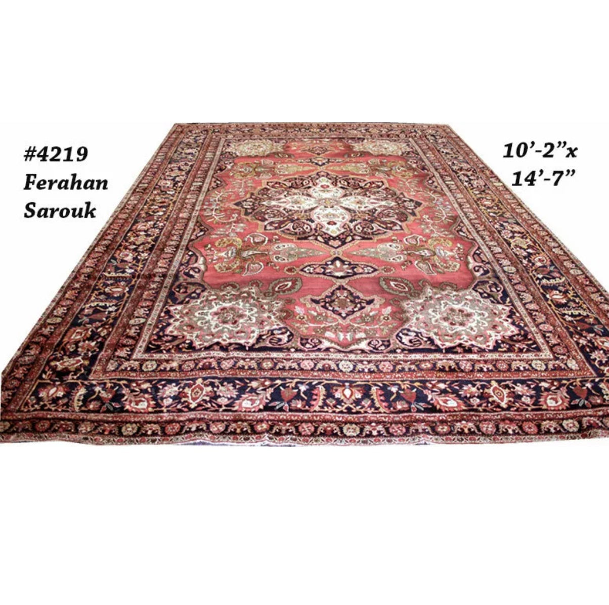 An Antique Palatial Size Persian Ferahan Sarouk Rug