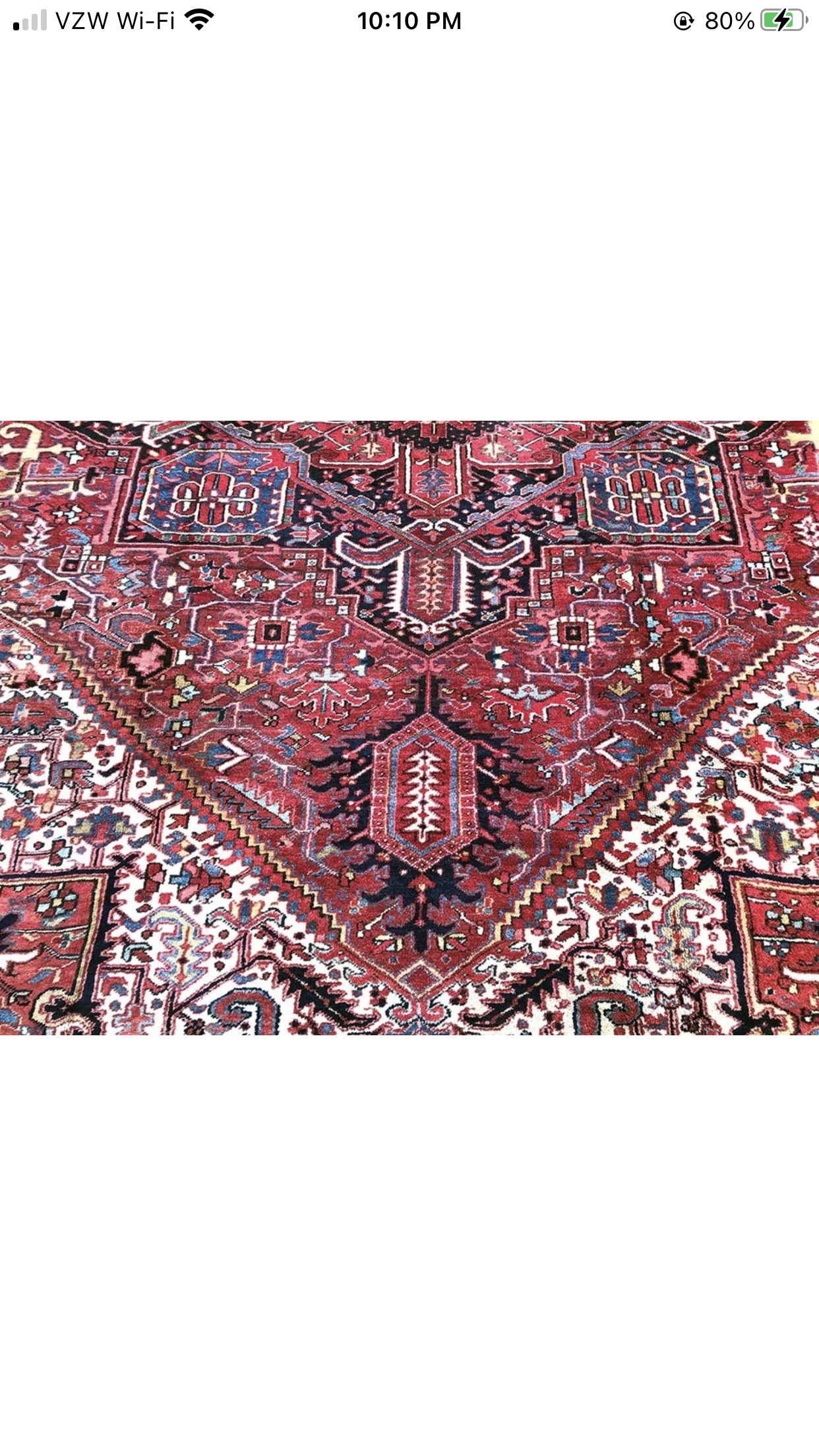 Antique Decorative 10’x13’ Persian Heriz Rug