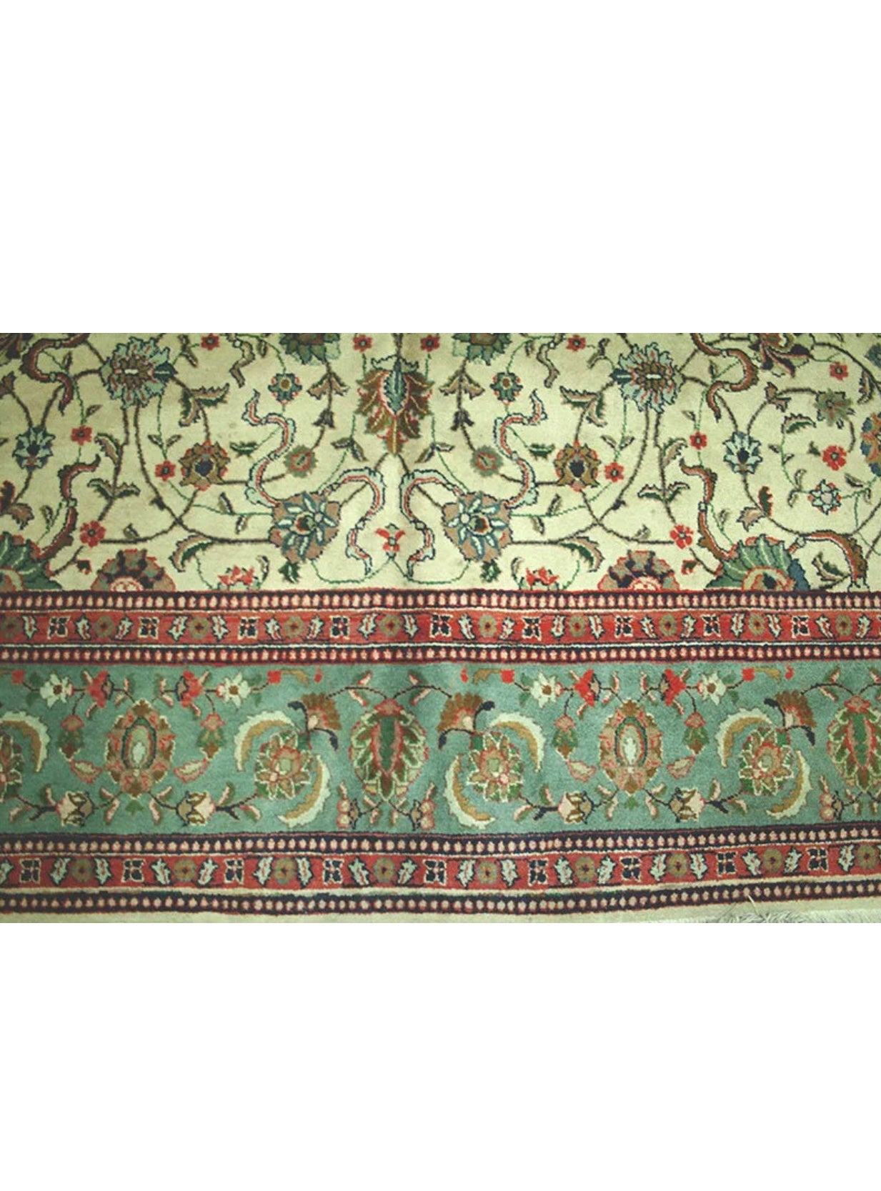 A Superb Antique Signed Persian Tabriz Rug