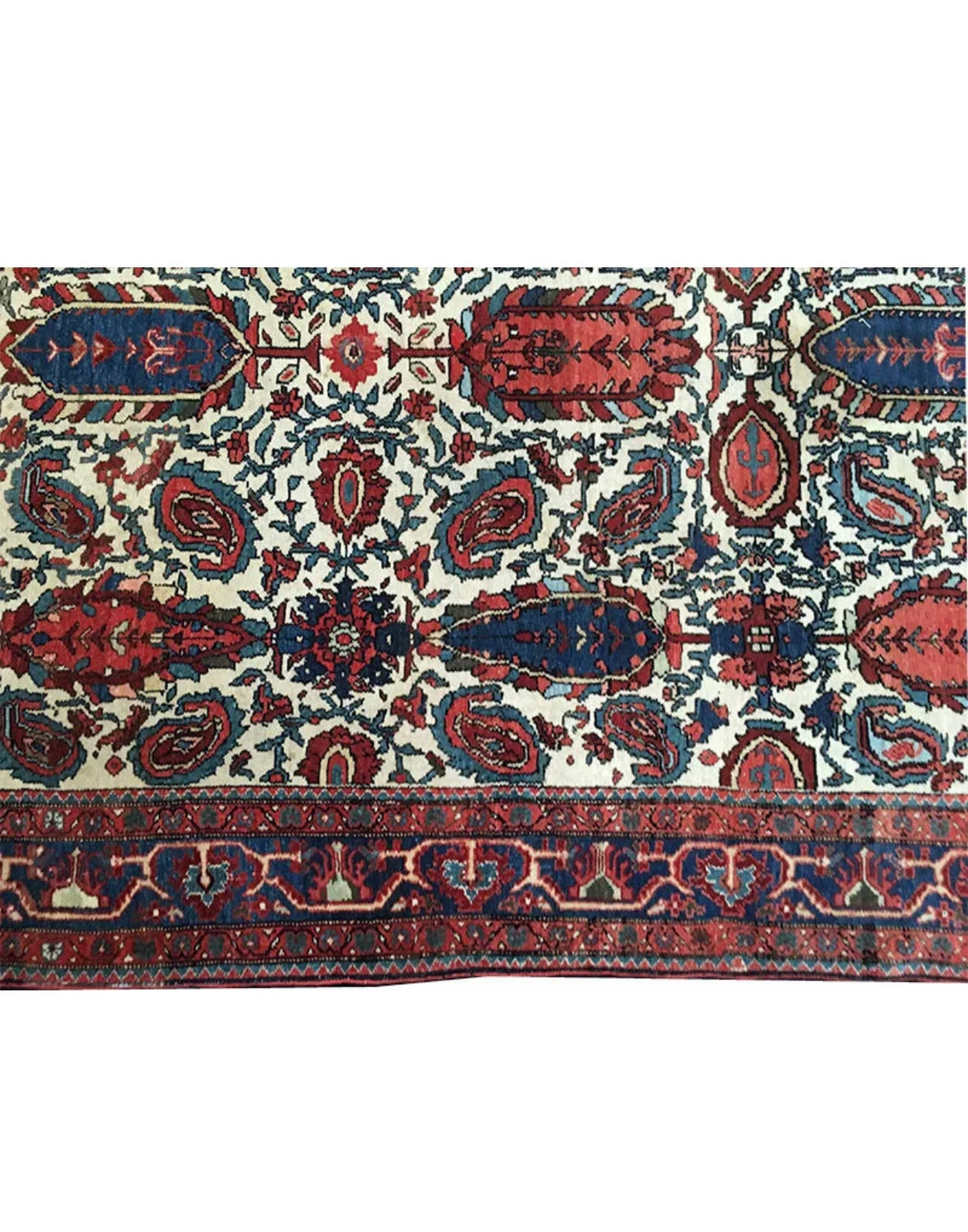 Antique Collectible Persian Mishan/Mishin Malayer Rug