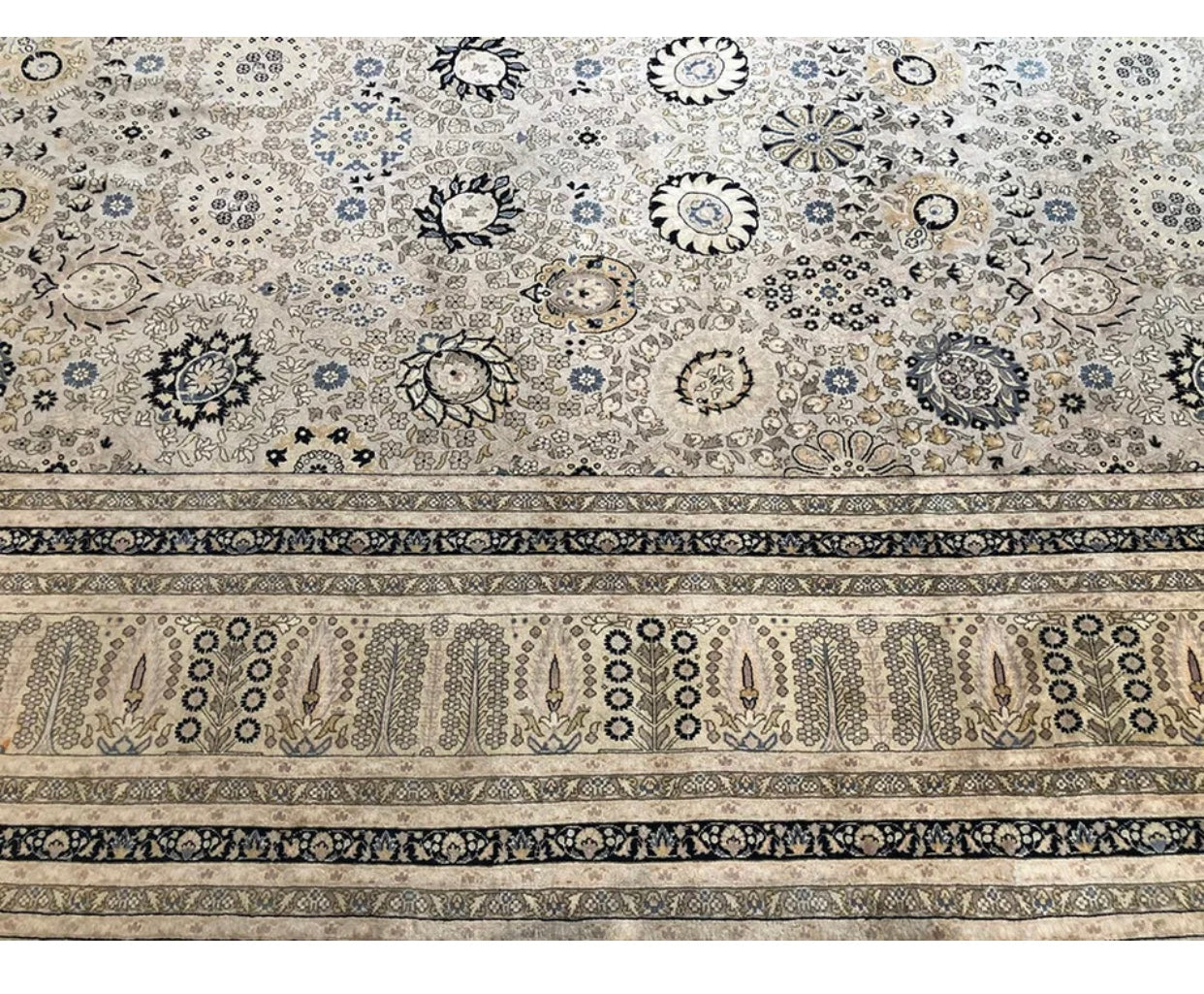 An Astonishing Vintage Contemporary Persian Tabriz Rug