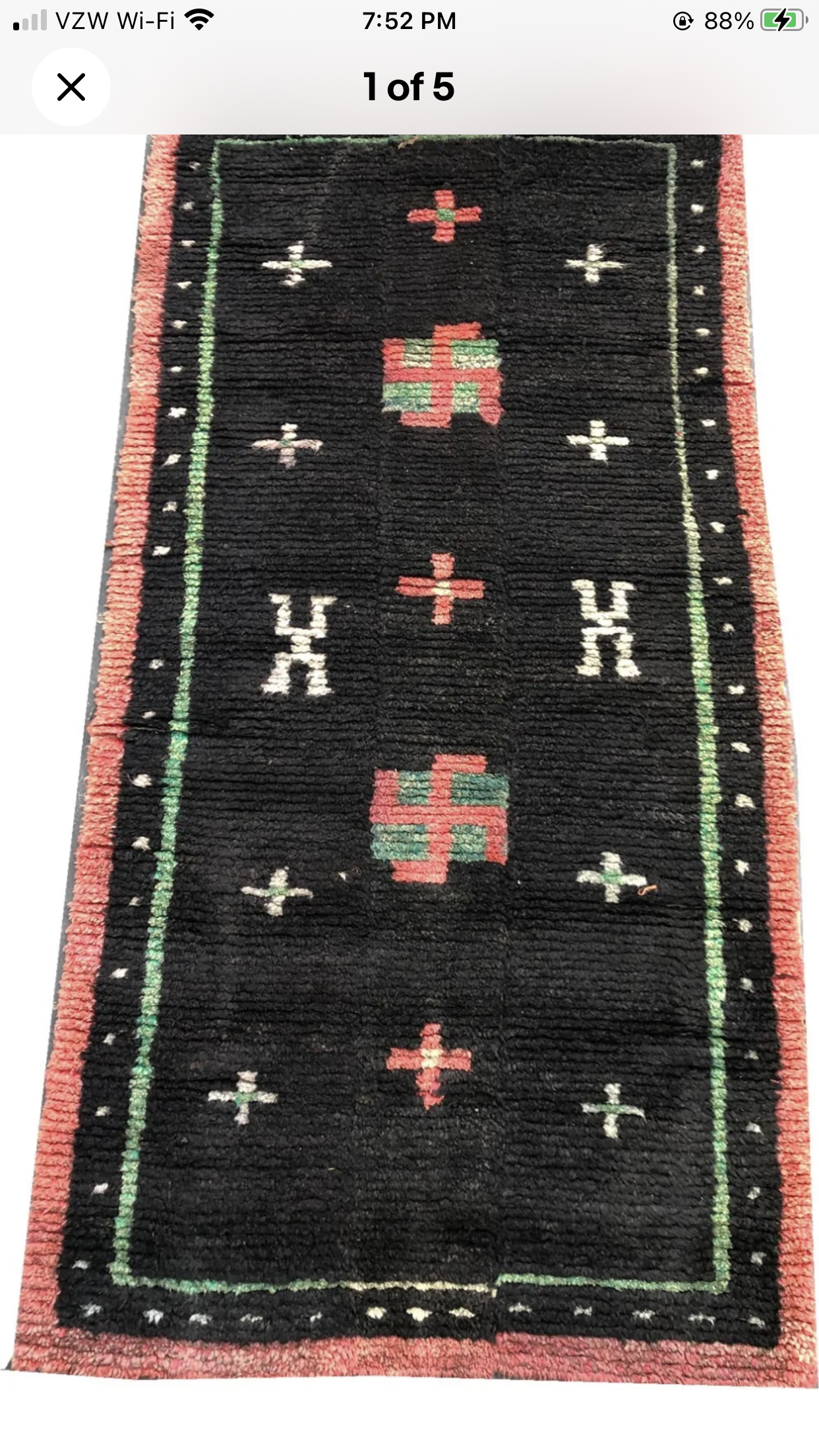 An Antique Tibetan Area Rug