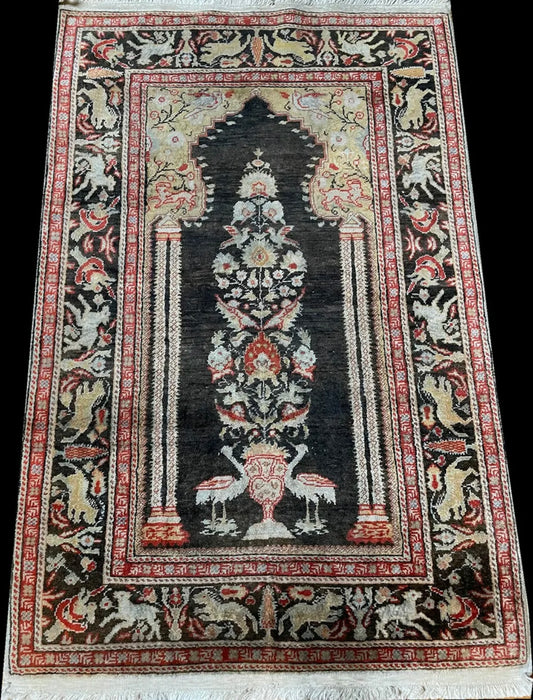 An Antique Turkish Prayer Rug “ Tree Of Life”