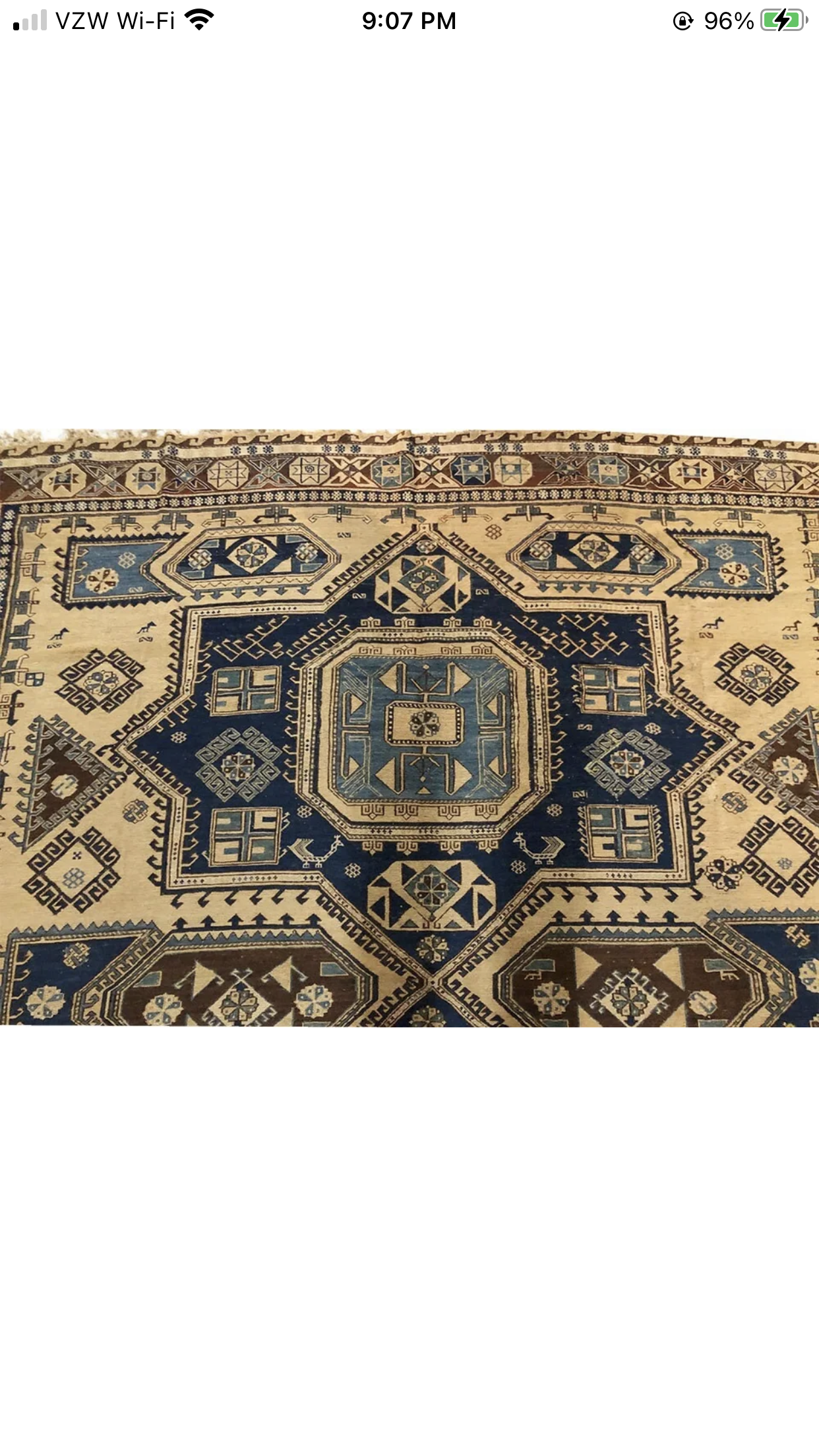 An Antique Caucasian Kuba Soumak Rug