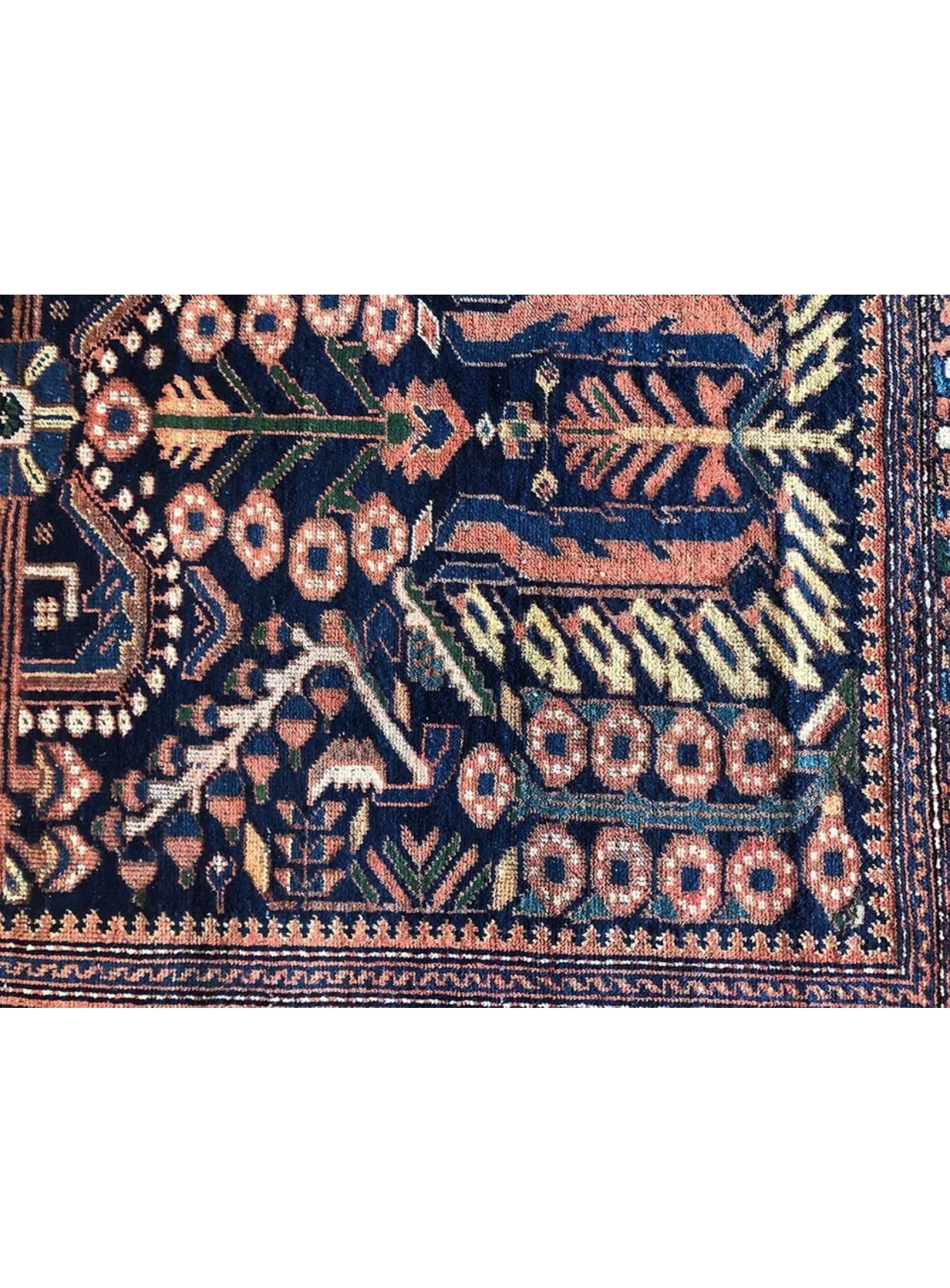 An Antique Decorative Persian Hamedan Rug