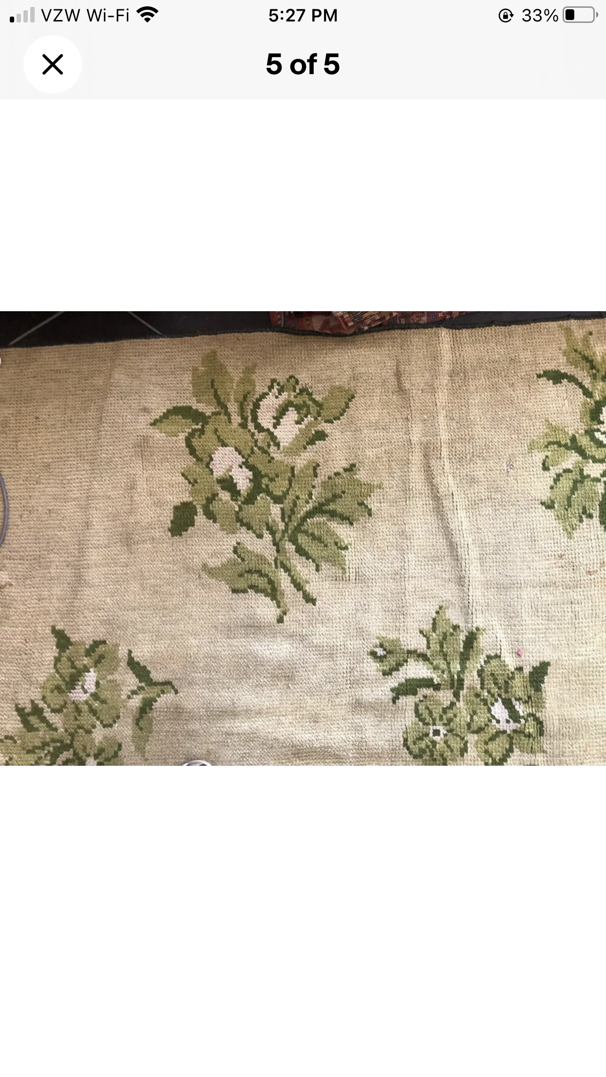 Antique Decorative Victorian 8’x9’ English Beglow Rug