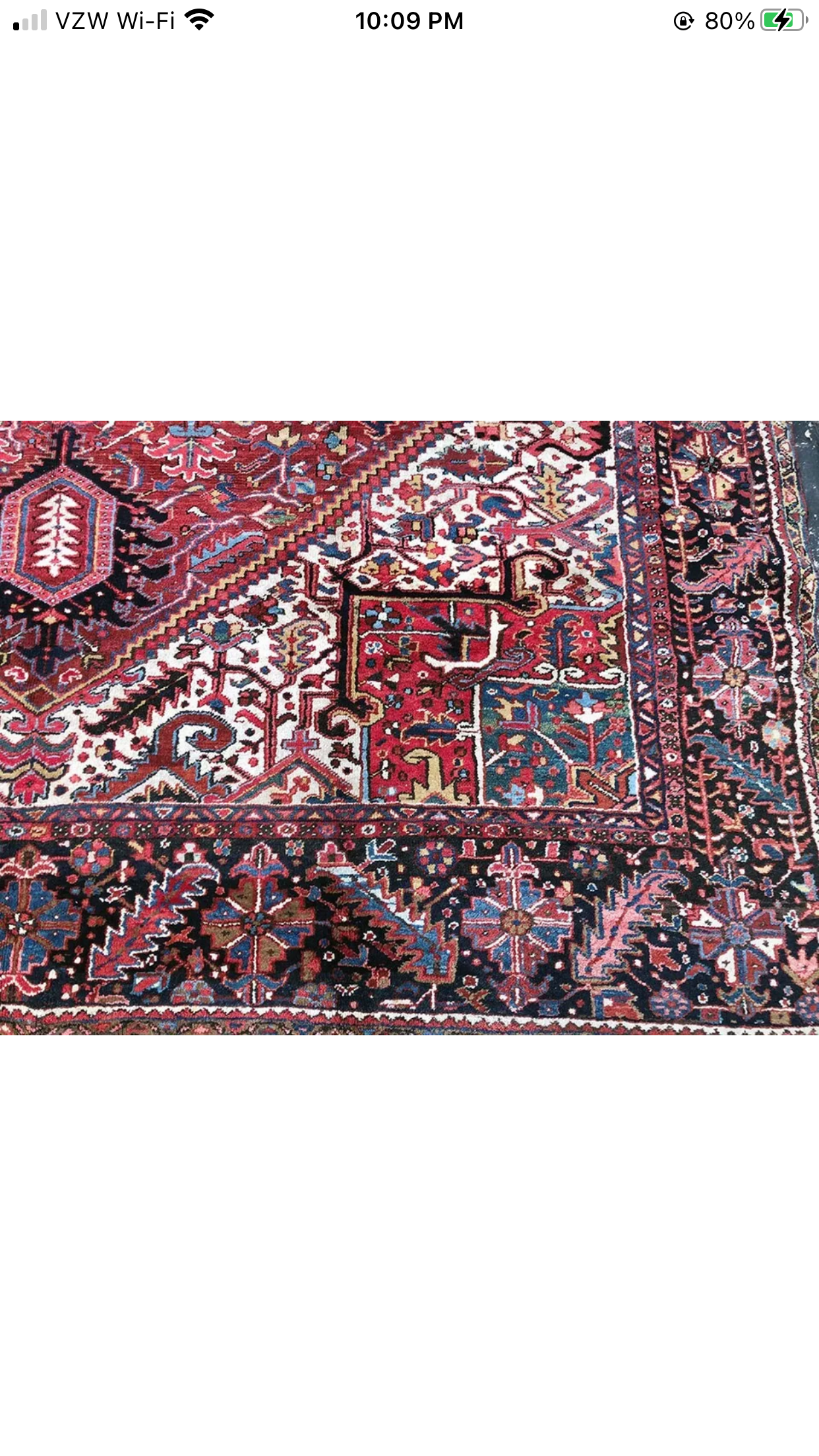 Antique Decorative 10’x13’ Persian Heriz Rug