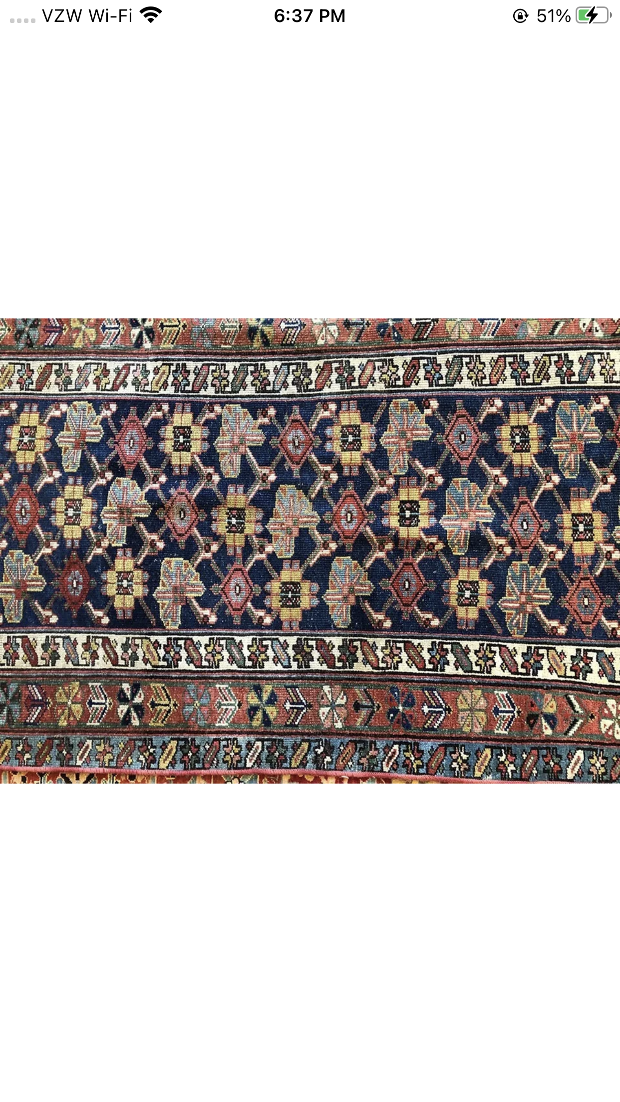 An Antique Tribal NW Persian Hallway Runner Rug