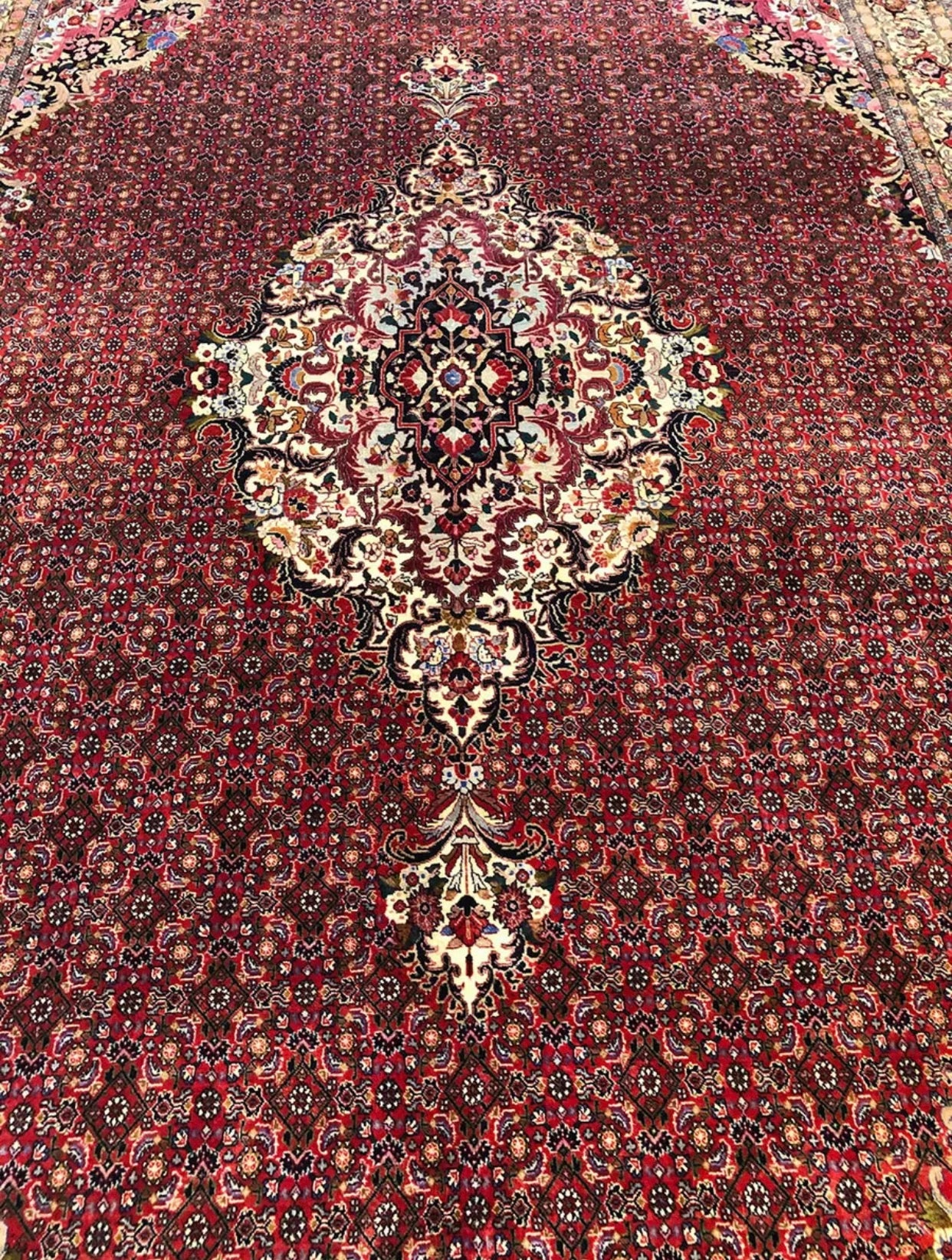 A Brilliant Vintage Persian Bidjar Rug