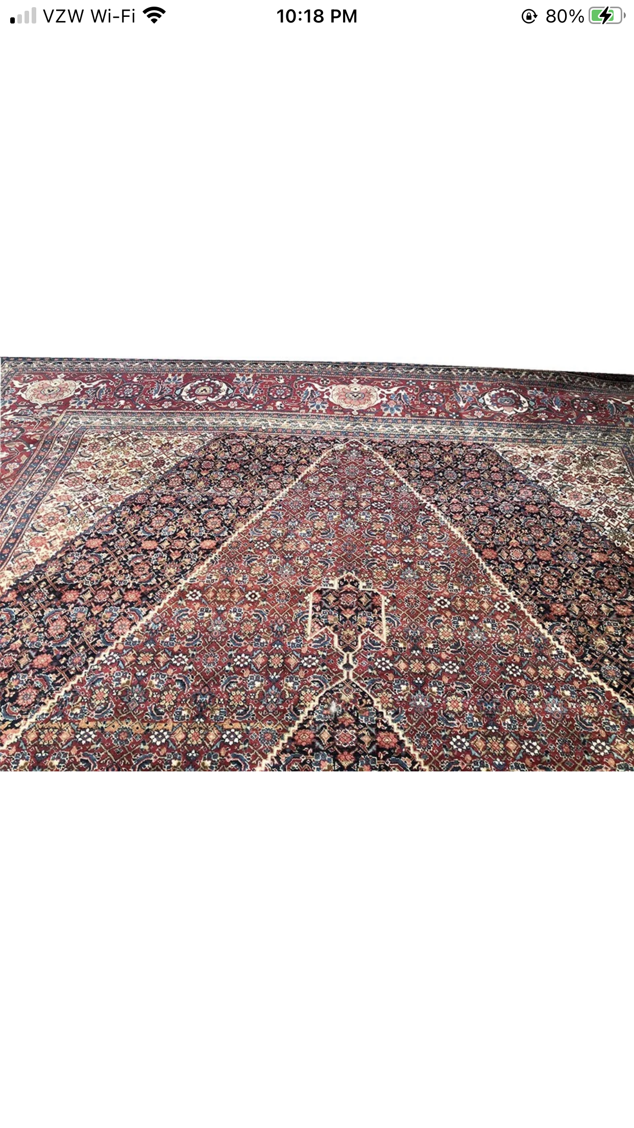 Antique Palace Size 11’ x 19’ Persian Haji Jalili Style Tabriz Rug