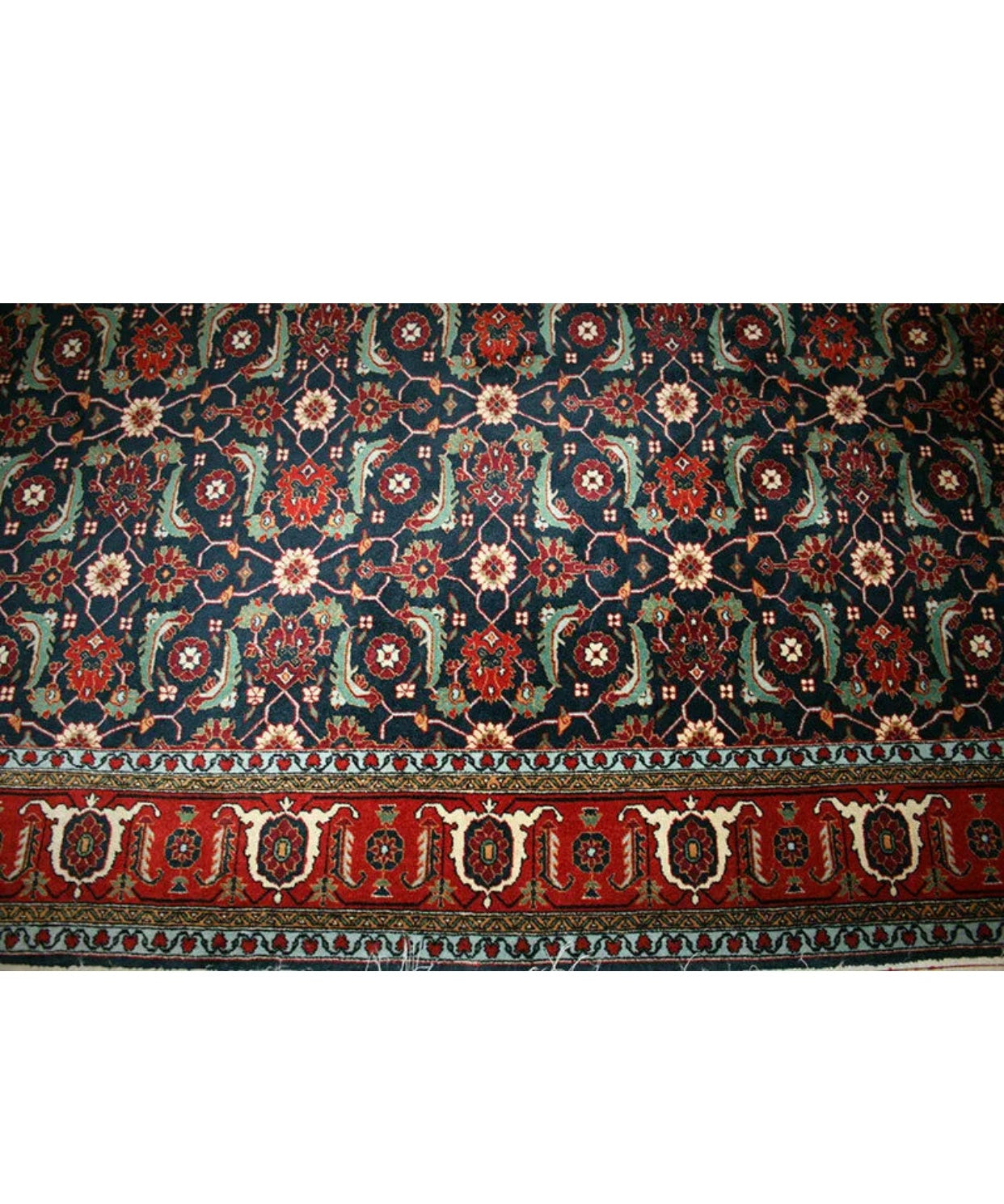 An Antique Unusual Persian Tabriz Rug