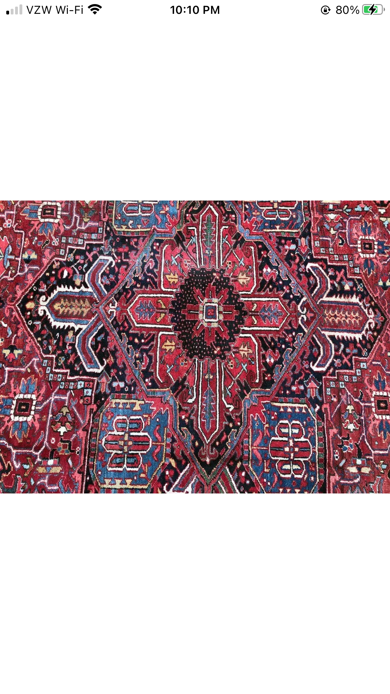 Antique Decorative 10’x13’ Persian Heriz Rug