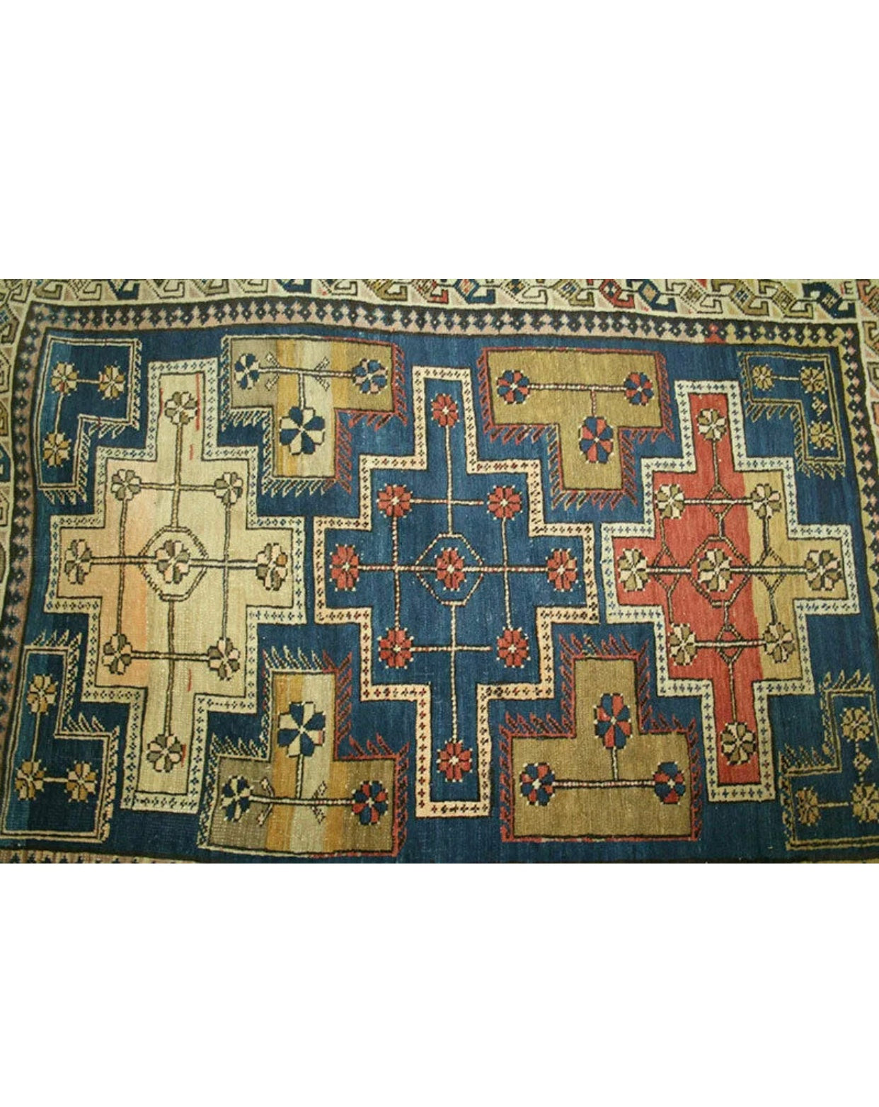 An Antique Caucasian Kuba Area Rug