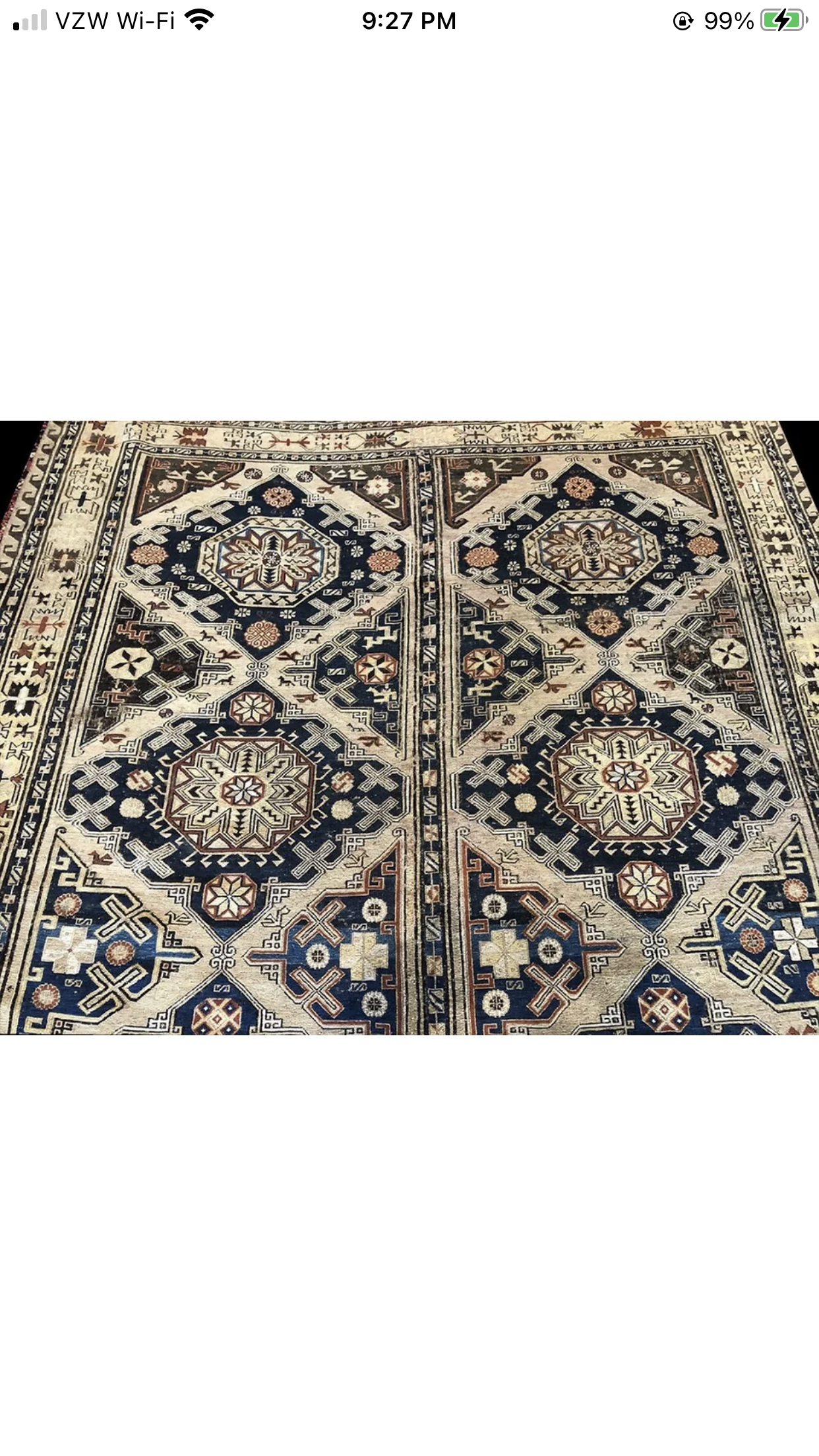 An Antique Gallery Size Caucasian Kuba Soumak