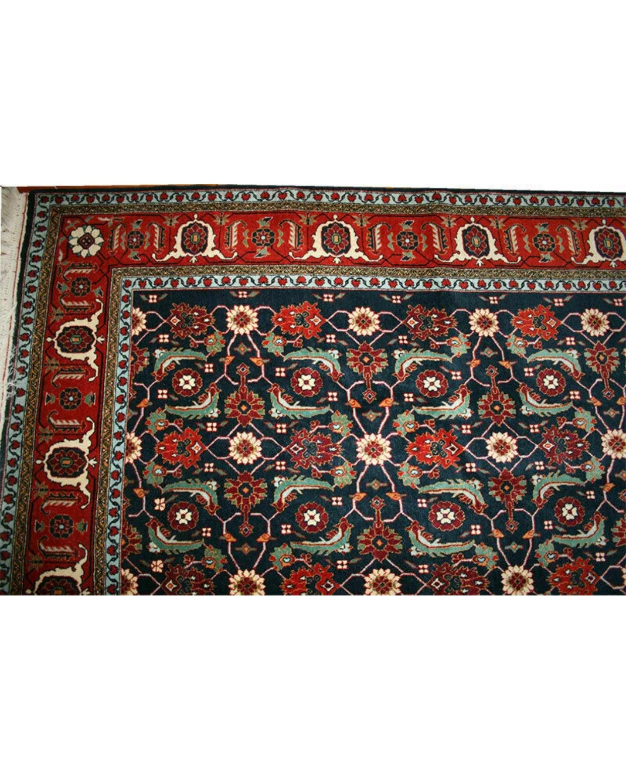 An Antique Unusual Persian Tabriz Rug