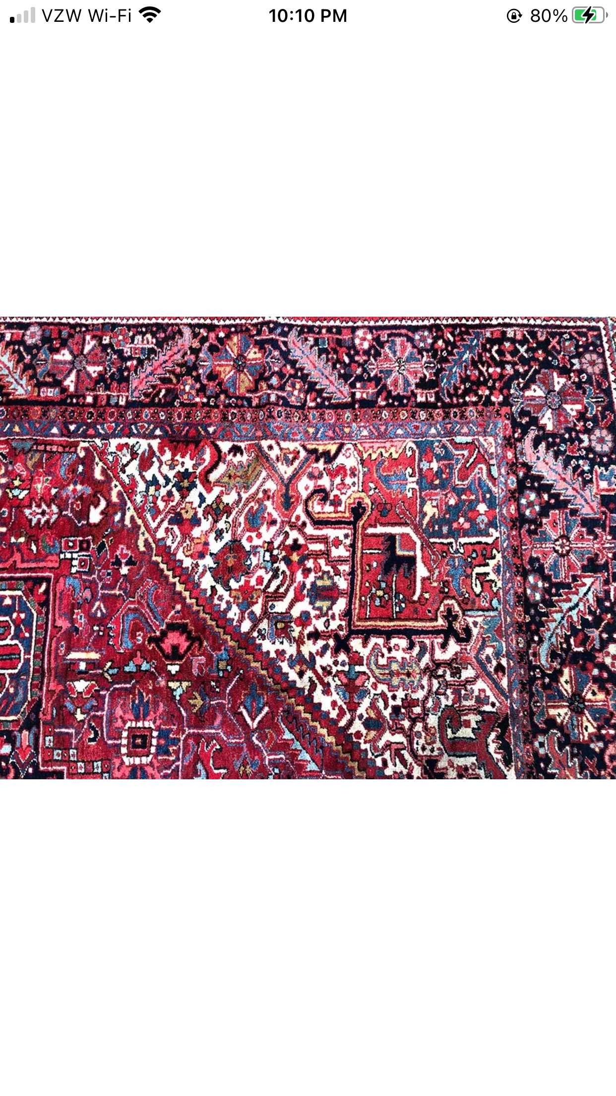 Antique Decorative 10’x13’ Persian Heriz Rug