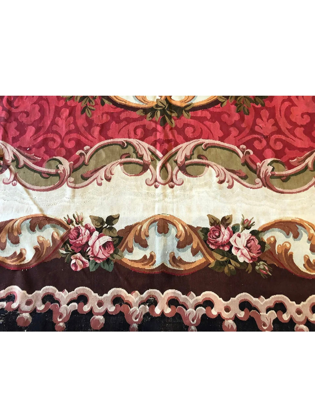 A 19th Century Palatial Size French Aubusson Flat Weave Rug