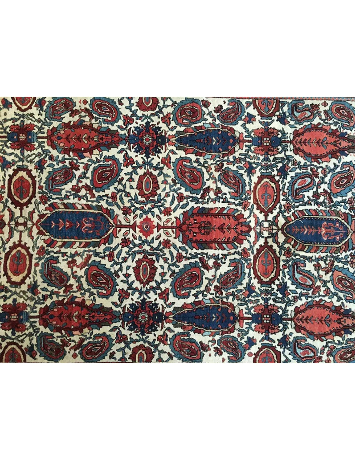 An Antique Persian Mishin/ Malayer Area Rug