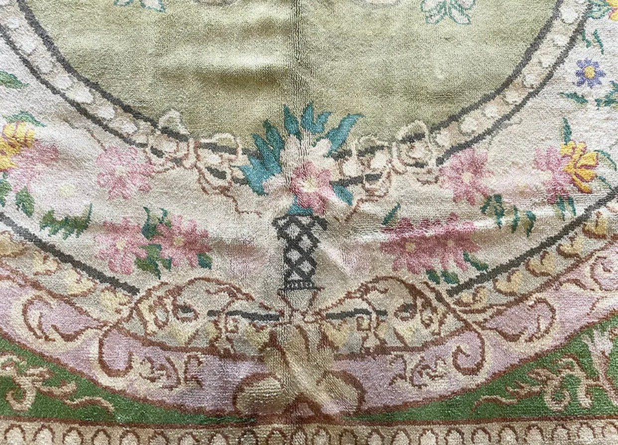 An Antique English Sacsnnerie Rug