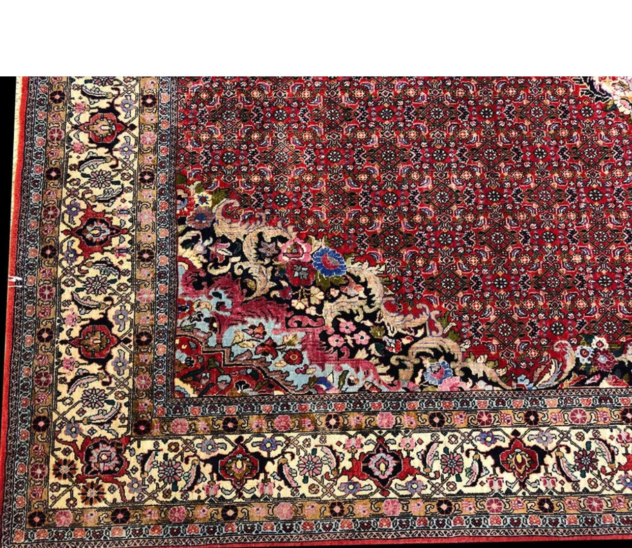 A Brilliant Vintage Persian Bidjar Rug