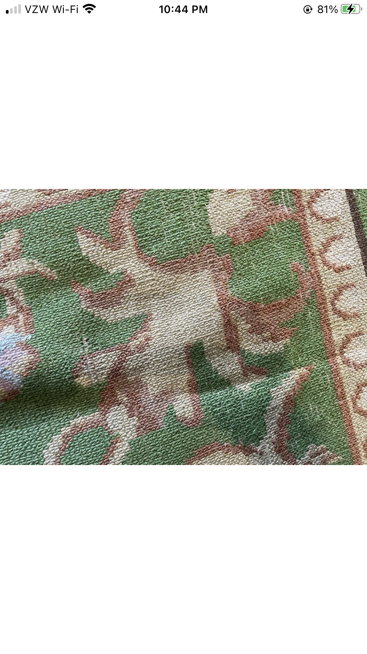 An Antique English Sacsnnerie Rug