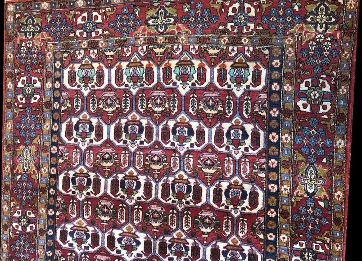 An Antique Unusual Persian Isfahan Rug