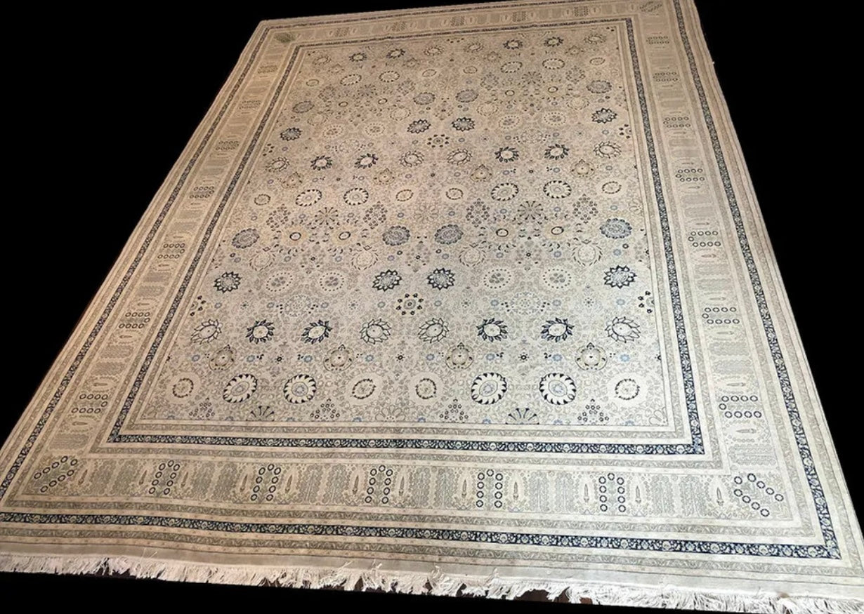 An Astonishing Vintage Contemporary Persian Tabriz Rug