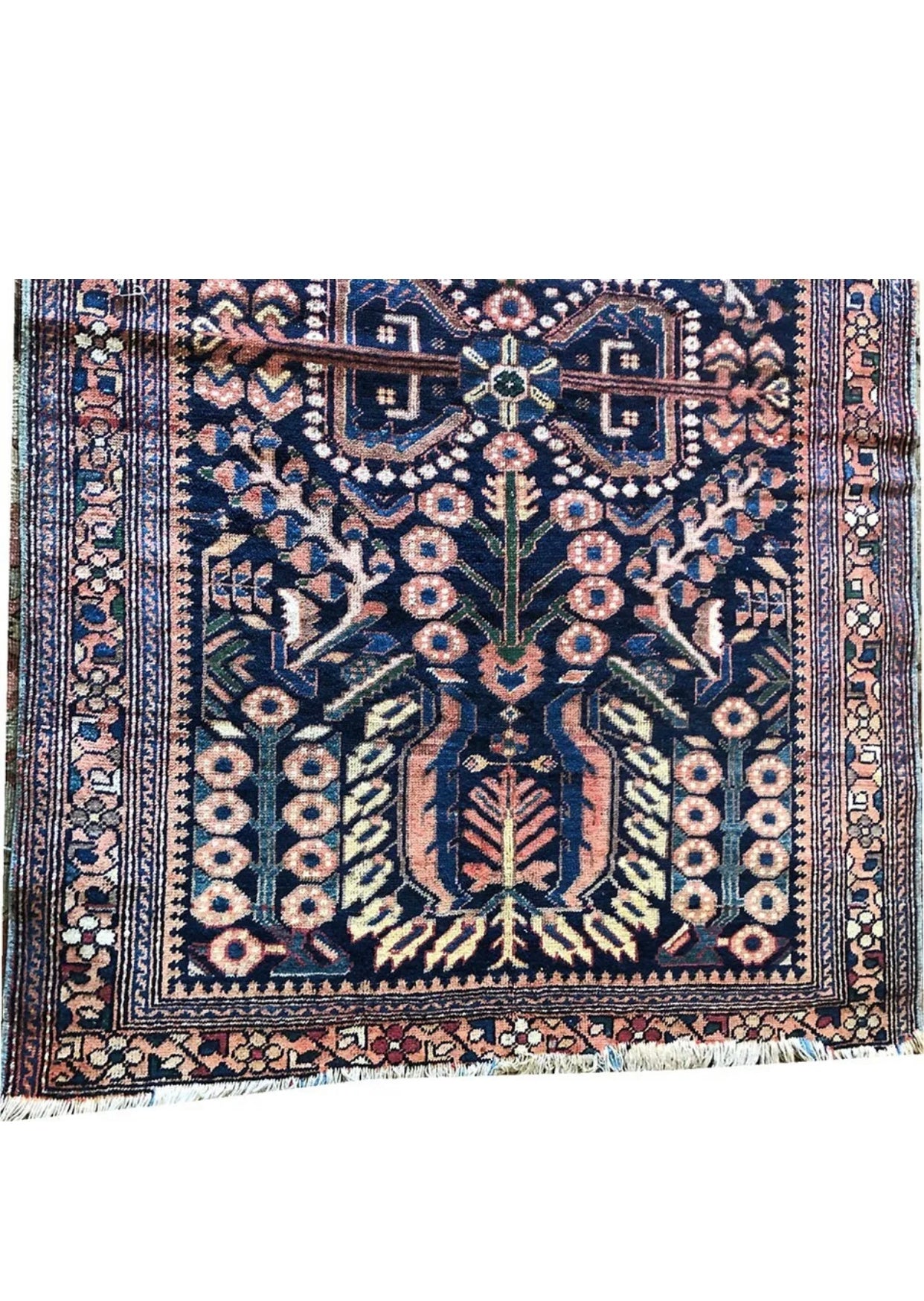 An Antique Decorative Persian Hamedan Rug