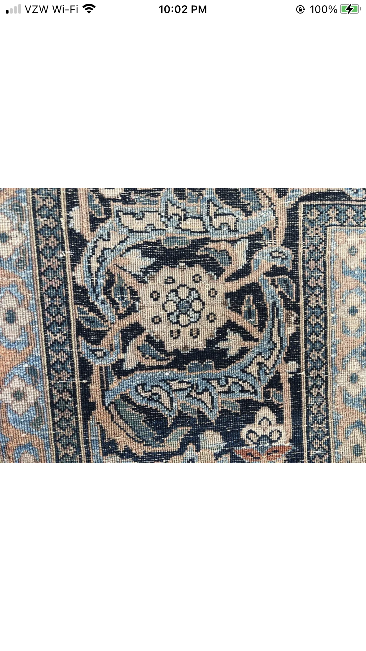 Antique Sensational Persian Isfahan Pattern Rug “ Tree Of Life” Drsign