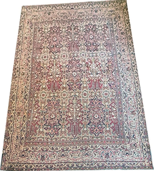 A 19th century Antique 10' x 12'-7" Persian lavar Kerman Rug