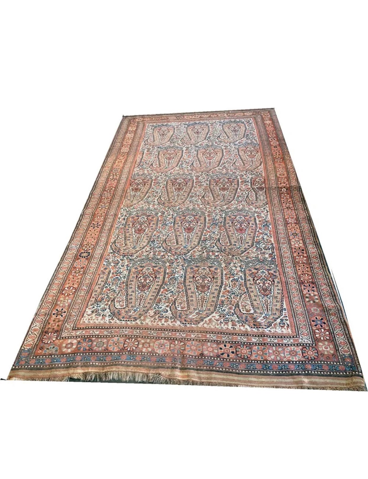 An Antique Collectible SW Persian Khamseh Rug