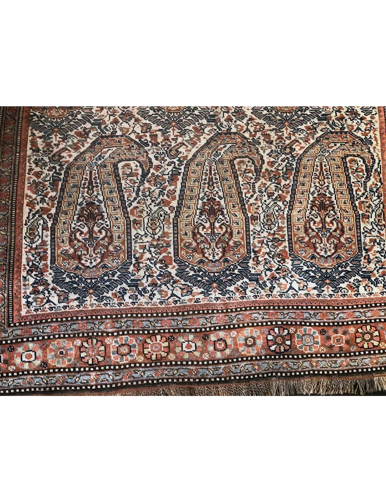 An Antique Collectible SW Persian Khamseh Rug