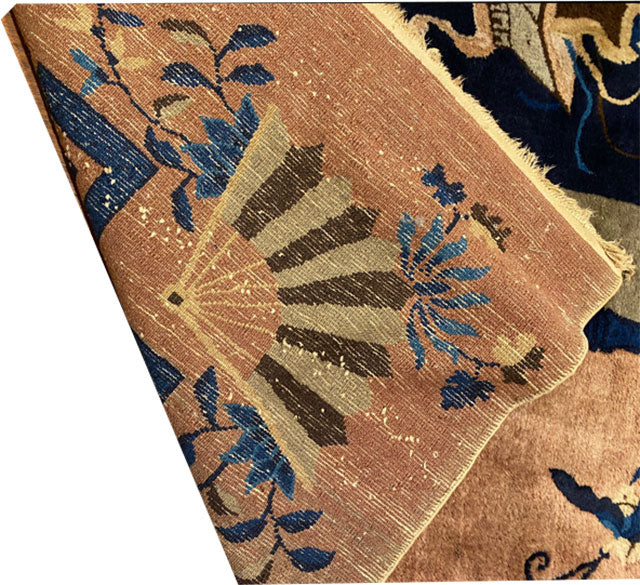 A Huge Mansion Size Antique Chinese Peking/Art Deco Rug