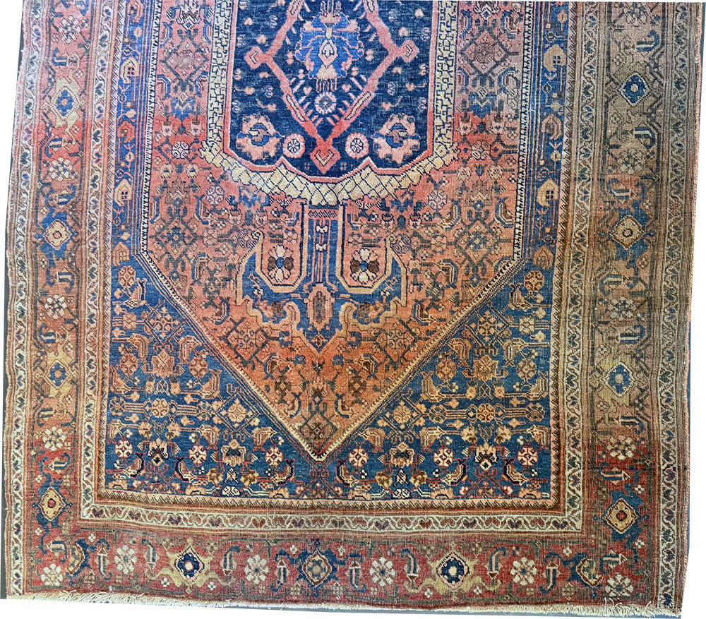An Antique Tribal Genuine Bidjar Rug