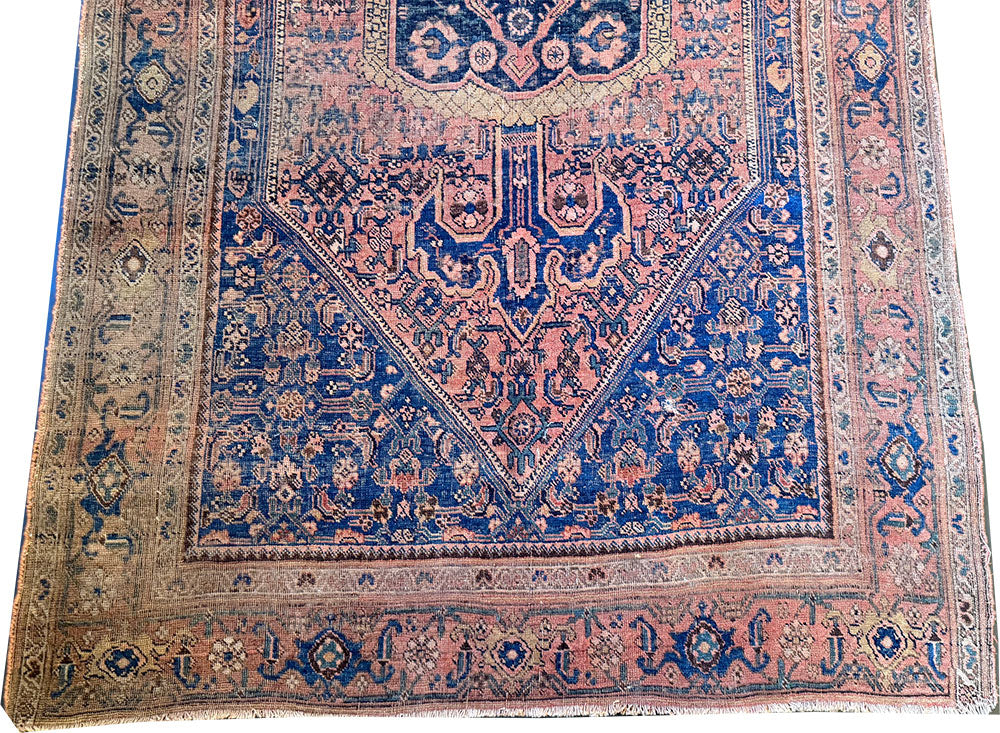 An Antique Tribal Genuine Bidjar Rug