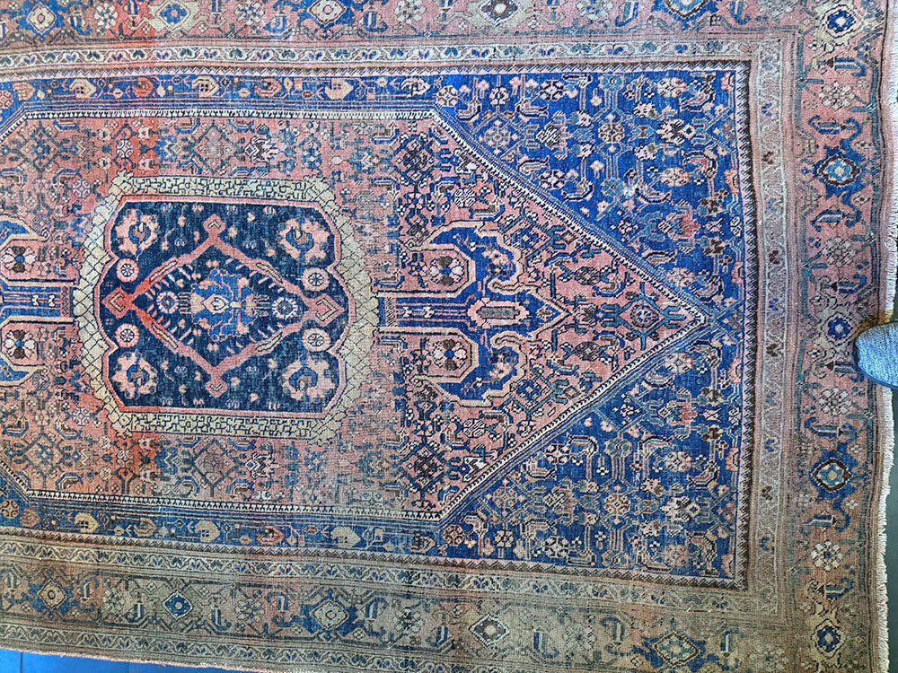 An Antique Tribal Genuine Bidjar Rug