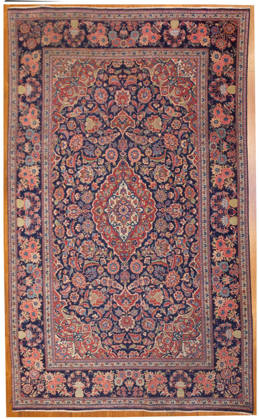 An Antique Classic Traditional Persian Kashan Rug