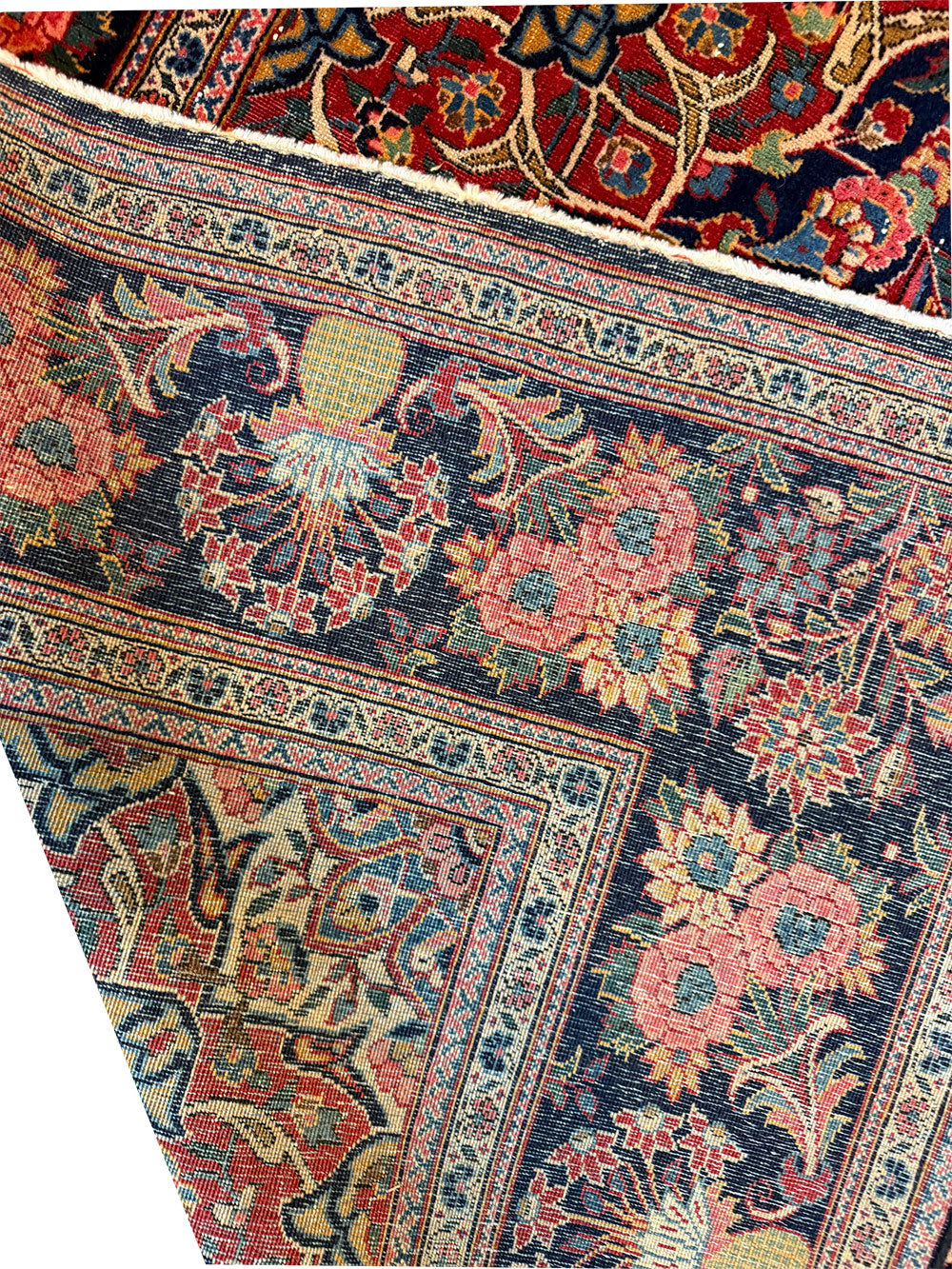 An Antique Classic Traditional Persian Kashan Rug