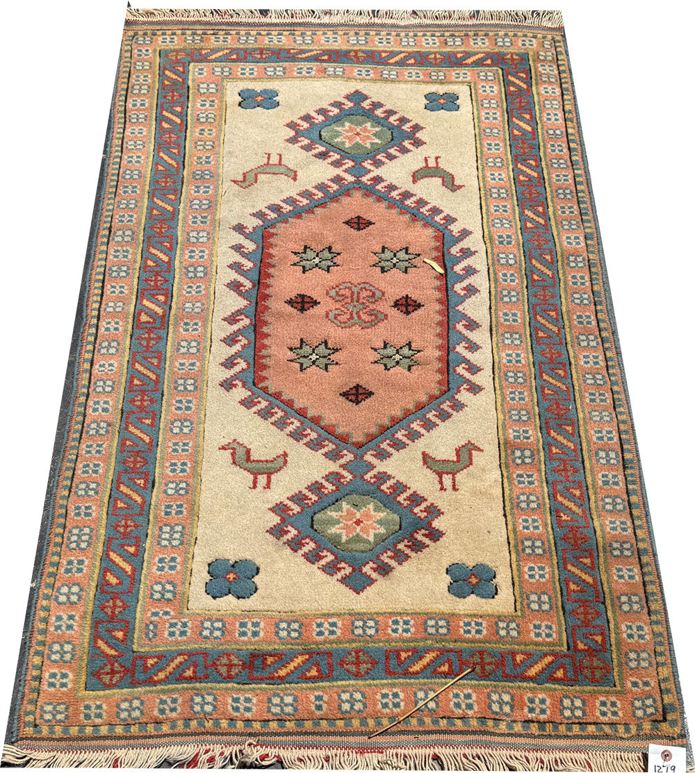 A Vintade Decorative Anatolian Area Rug