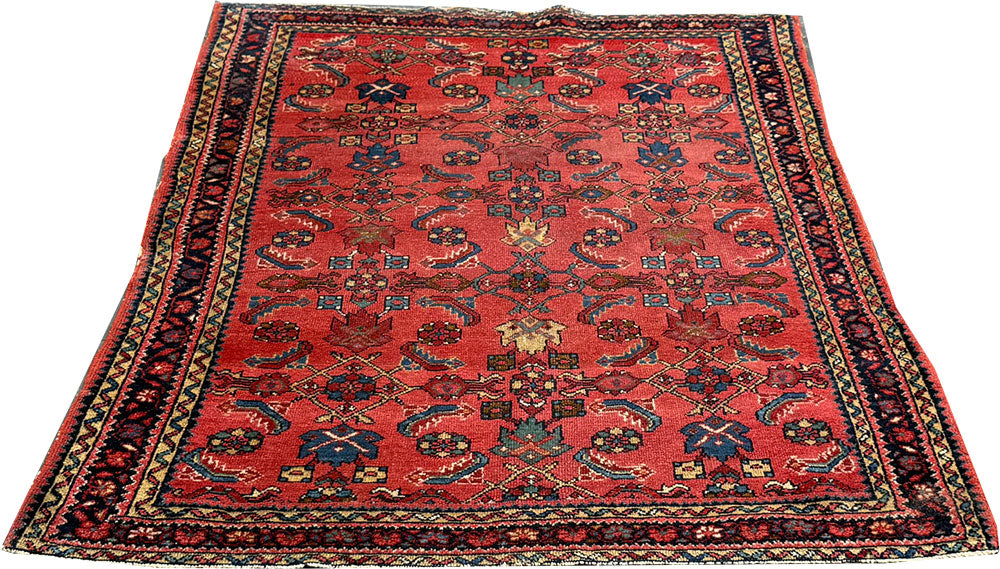 An Antique Decorative Persian Lilihan Rug
