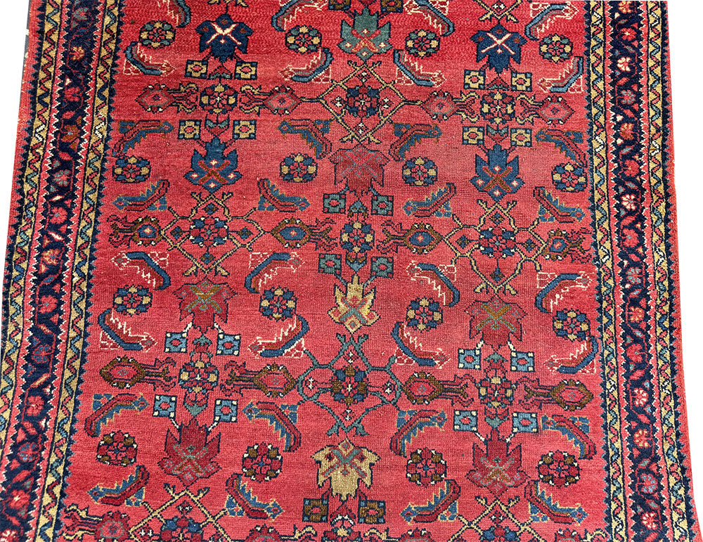 An Antique Decorative Persian Lilihan Rug