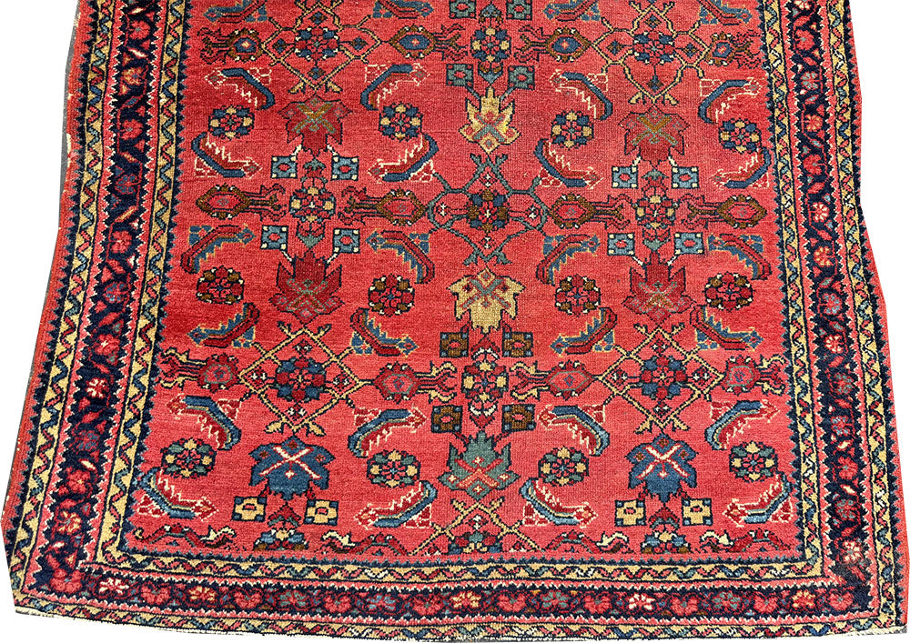 An Antique Decorative Persian Lilihan Rug