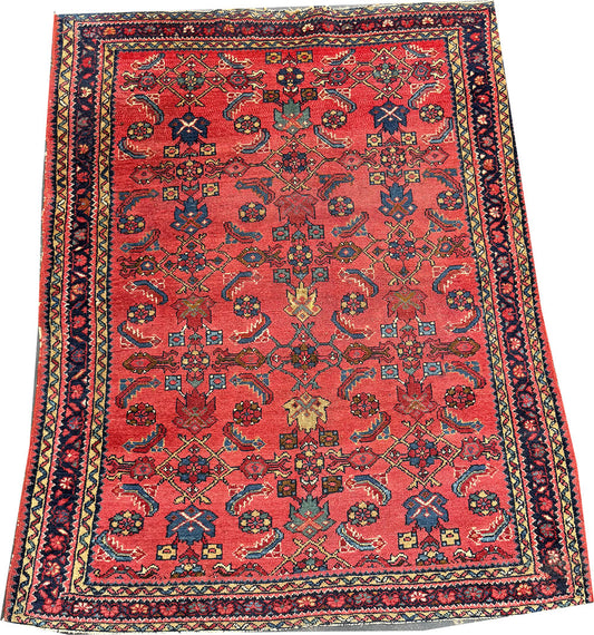 An Antique Decorative Persian Lilihan Rug
