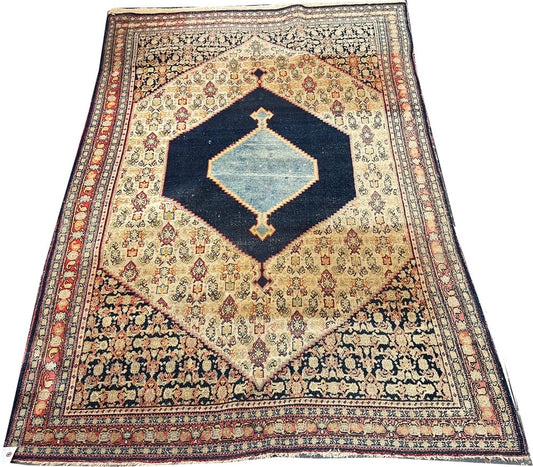 A Stunning late 19th Century Persian Seneh Kurdistan Rug