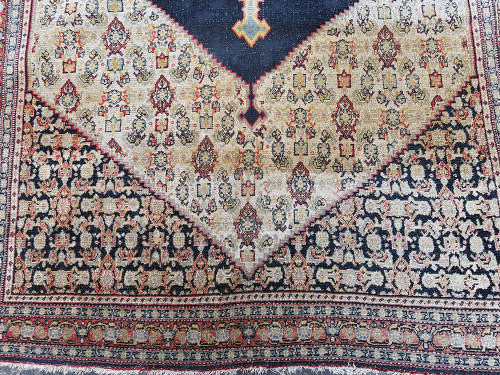 A Stunning late 19th Century Persian Seneh Kurdistan Rug