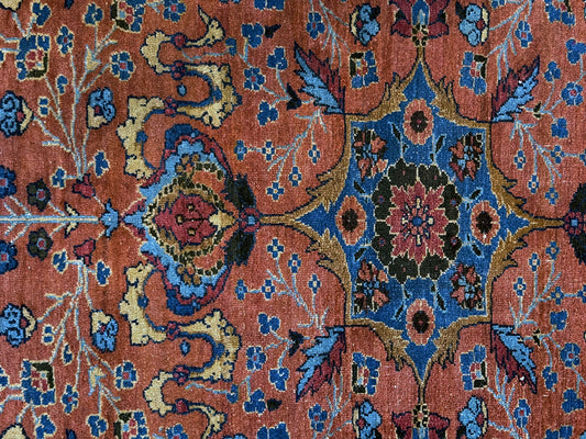 An Antique Persian Lilihan Rug