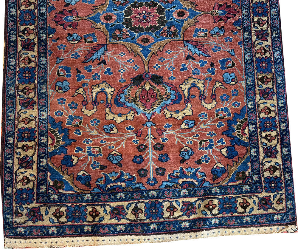 An Antique Persian Lilihan Rug